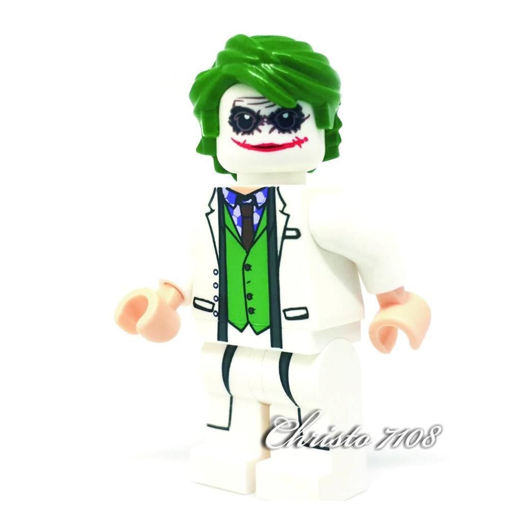  Christo Custom Lego White Joker Minifigure